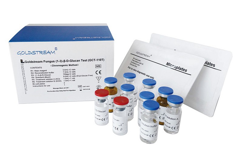 Набор Goldstream для ин витро определения клинических инвазивных грибковых инфекций путем обнаружения (1-3)-β-D-Глюкана в сыворотке крови хромогенным методом (GCT-110T)